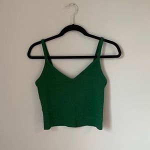 Green Crop Tank
